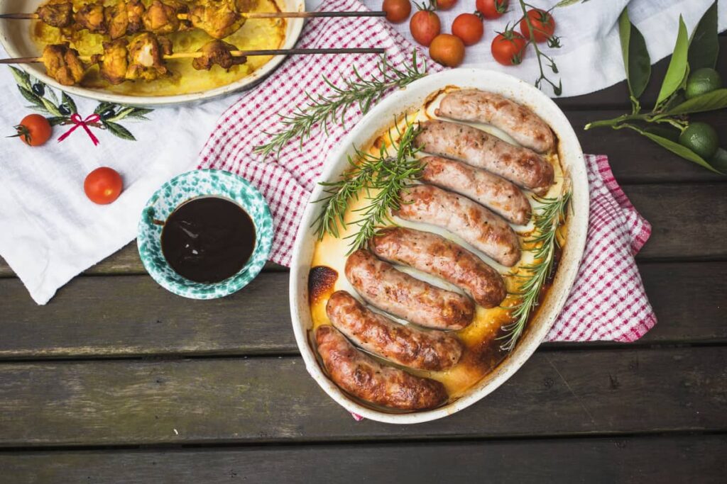 how to cook italian sausage in the oven